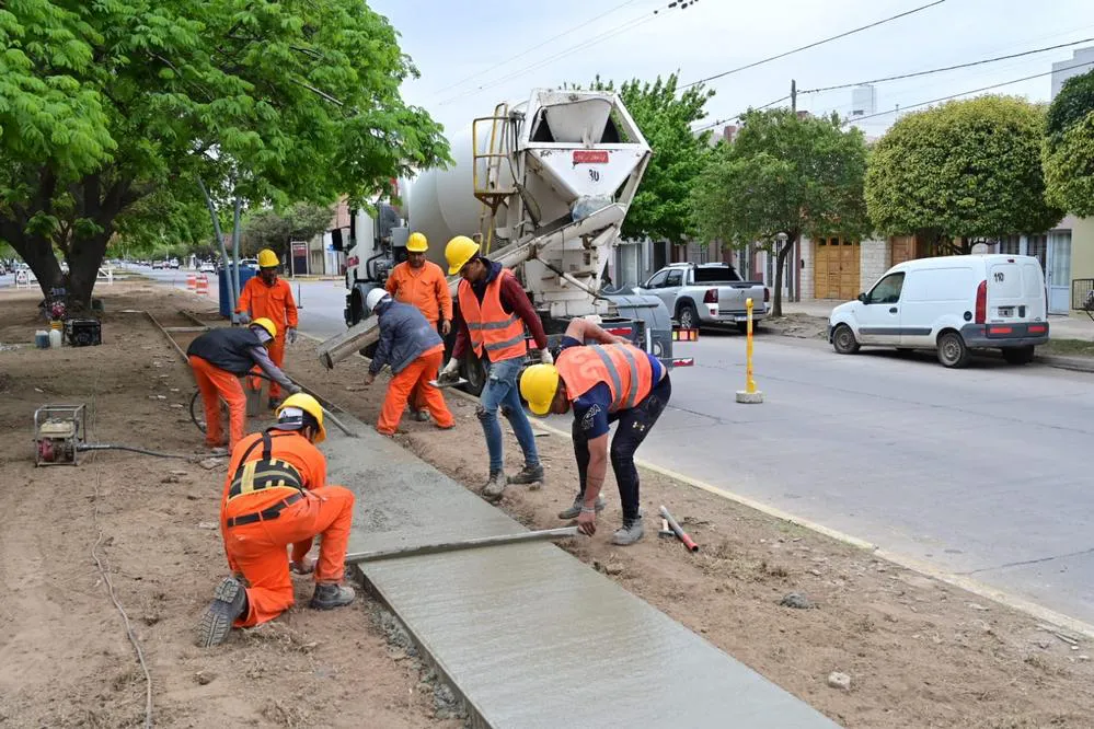 REGIONOBJETIVO FOTO VILLA MARIA Avanza obra Parque Lineal