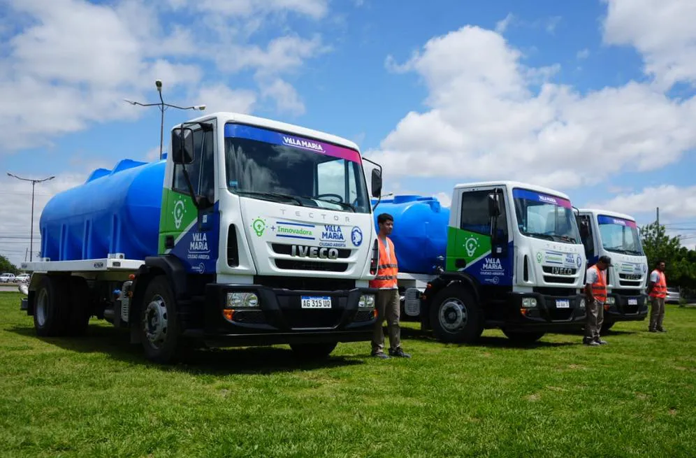 REGION OBJETIVO FOTO VILLA MARIA CAMIONES REGADORES