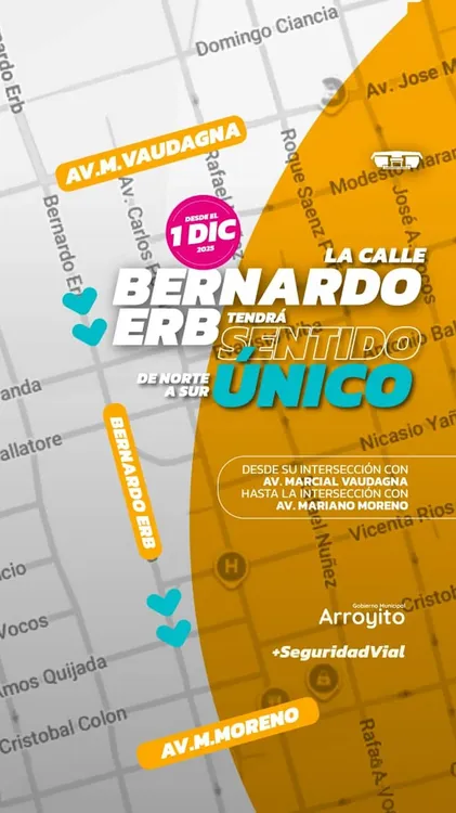 REGION OBJETIVO FOTO ARROYITO BERNARDO ERB SENTIDO