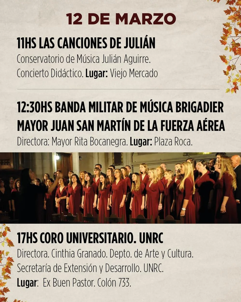 REGION OBJETIVO FOTO RIO CUARTO OTOÑO POLIFONICO 2026 2