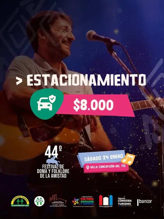 REGION OBJETIVO FOTO VILLA CONCEPCION FESTIVAL 2026 ESTACIONAMIENTO