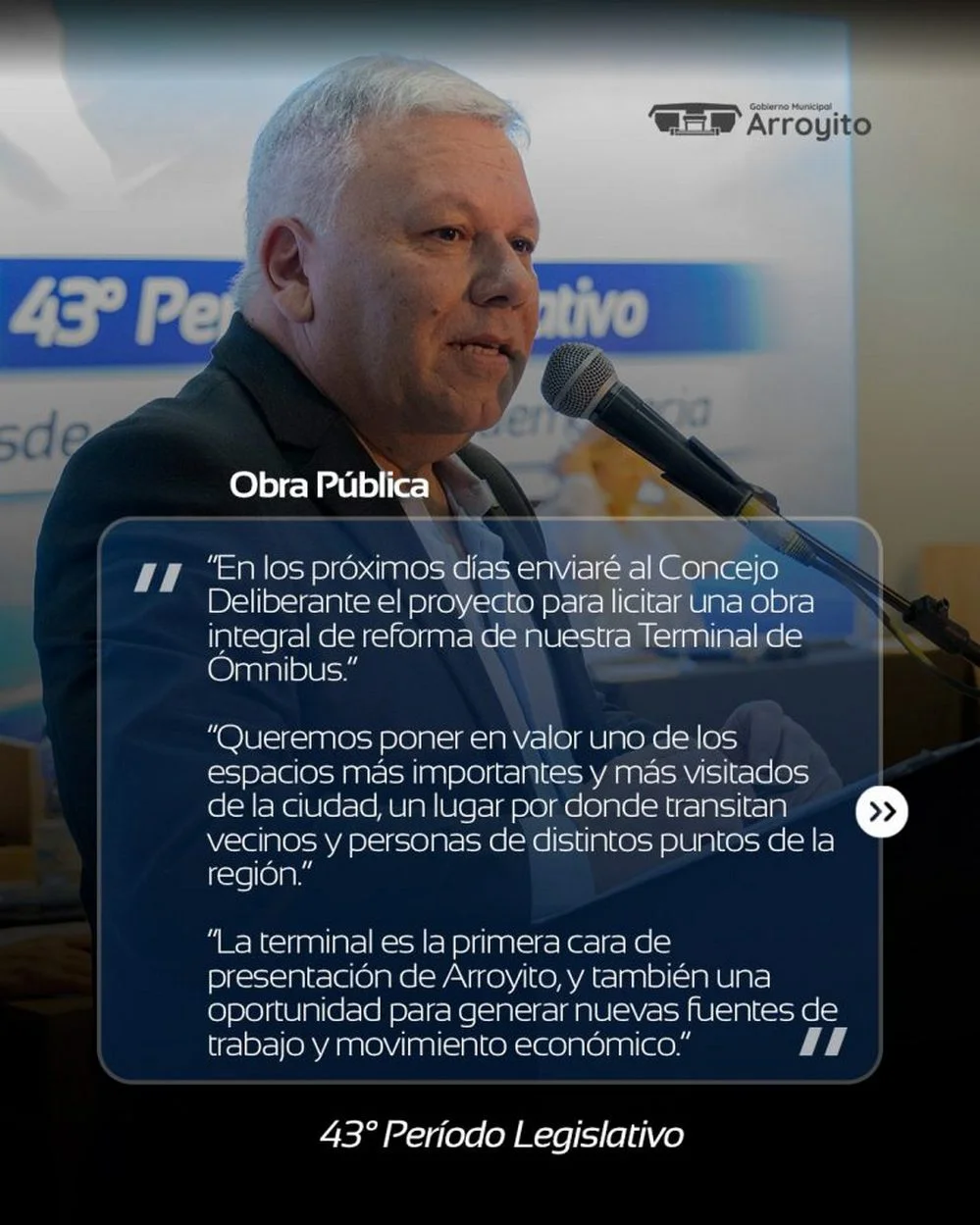 REGION OBJETIVO FOTO ARROYITO BENEDETTI DISCURSO CONCEJO 2026 5