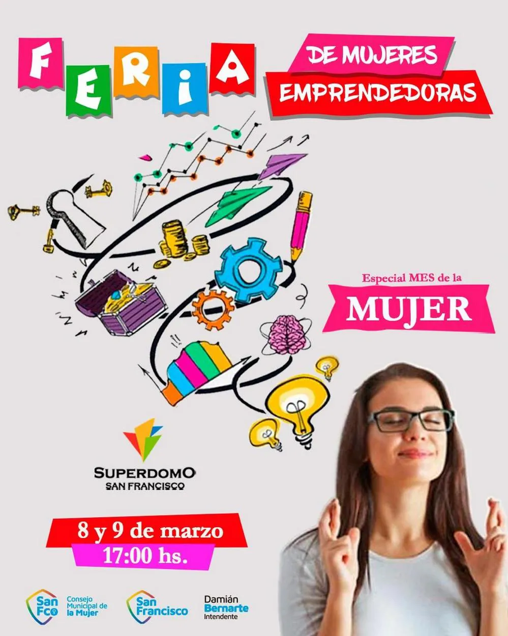 REGION OBJETIVO FOTO SAN FRANCISCO FERIA MUJERES EMPRENDEDORAS ANUNCIO