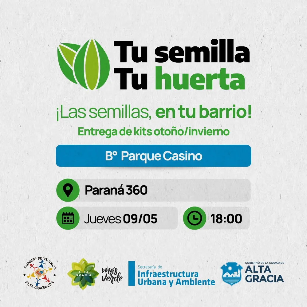 REGION OBJETIVO FOTO ALTA GRACIA TU HUERTA 1