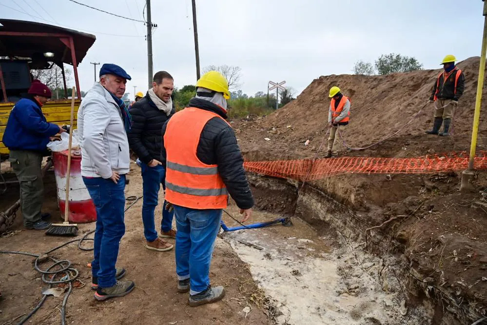 REGION OBJETIVO FOTO VILLA MARIA Desagües pluviales en Prolongación Alvear