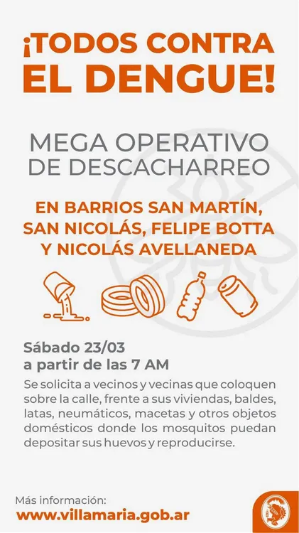 REGION OBJETIVO FOTO VILLA MARIA DESCACHARREO 230324