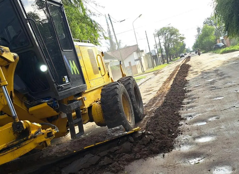 REGION OBJETIVO FOTO VILLA MARIA ARREGLO CALLES DE TIERRA