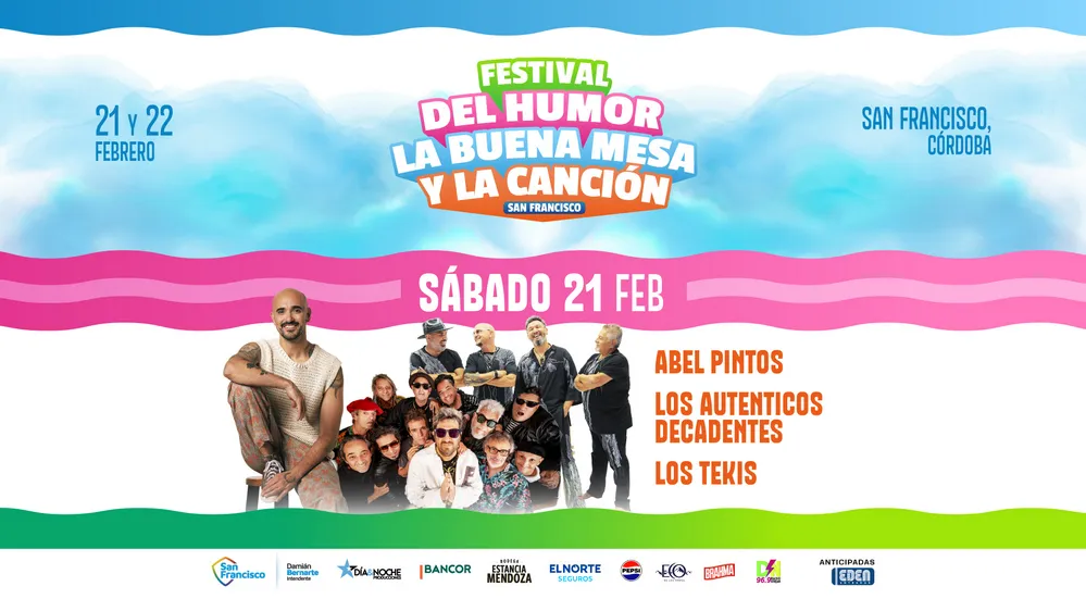 REGION OBJETIVO FOTO SAN FRANCISCO BUENA MESA 2026 3 GRILLA SABADO SPOT