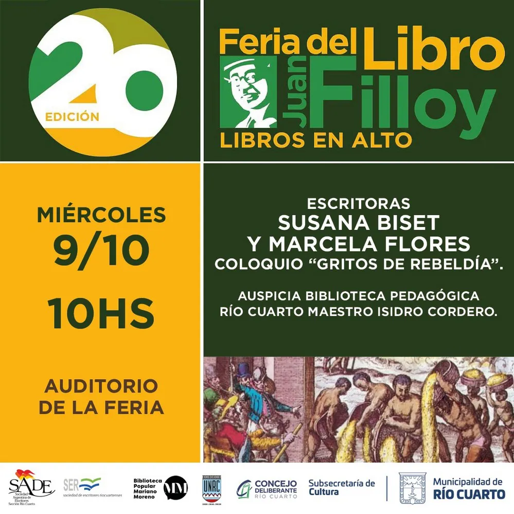 REGION OBJETIVO FOTO RIO CUARTO FERIA DEL LIBRO PROGRAMA DIA 9 2