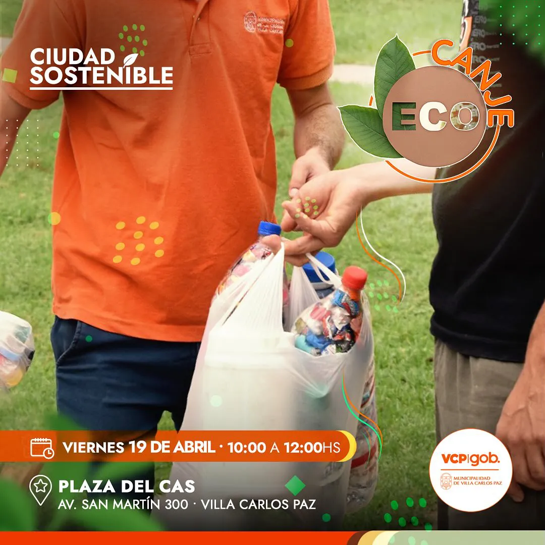 REGION OBJETIVO FOTO VILLA CARLOS PAZ ECOCANJE ABRIL 2024