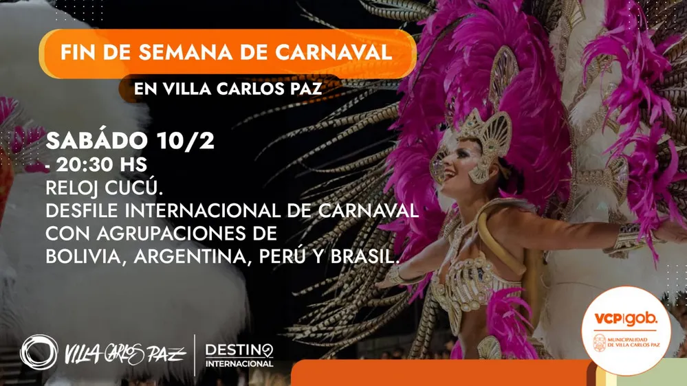 REGION OBJETIVO FOTO VILLA CARLOS PAZ PROGRAMA CARNAVAL 2024