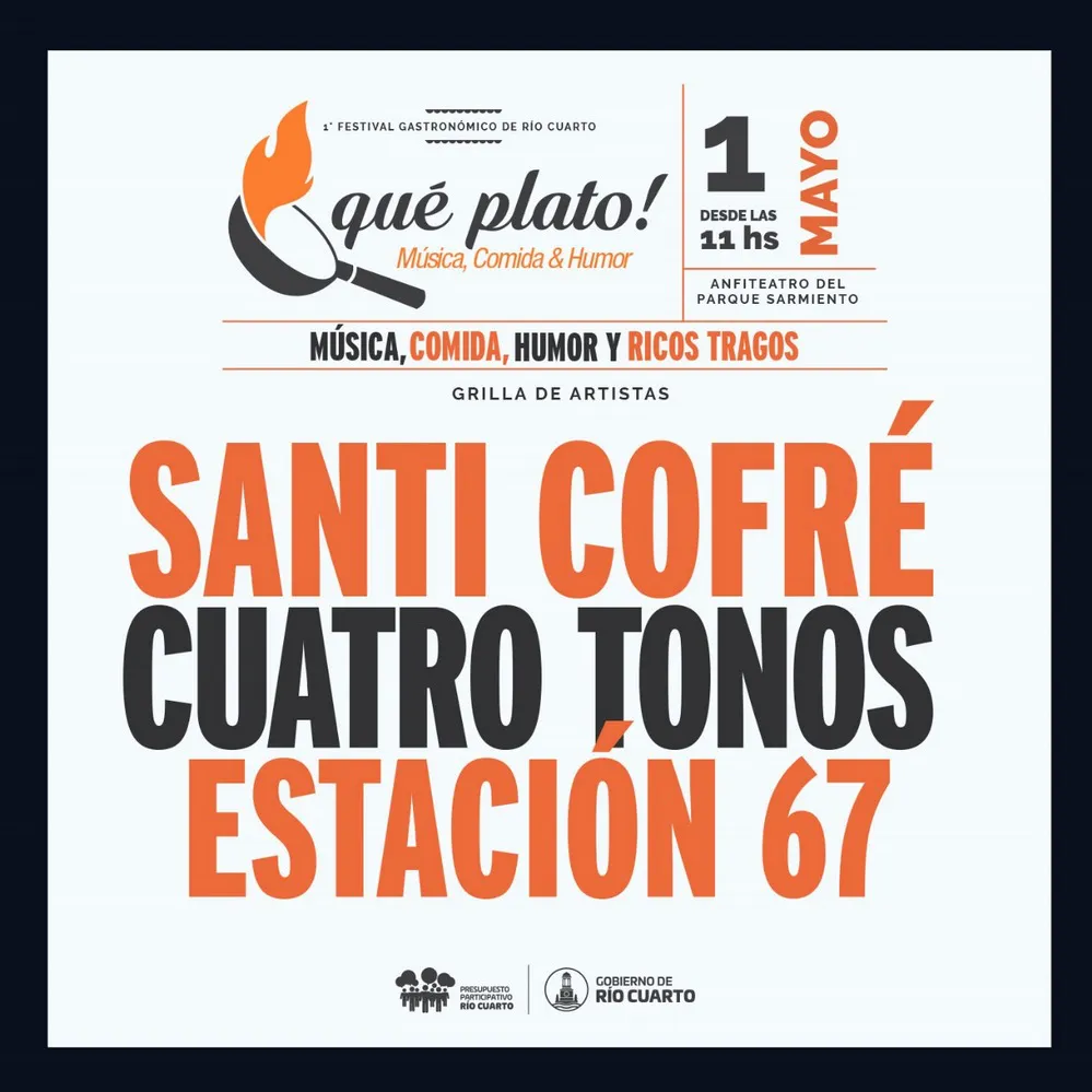 REGION OBJETIVO FOTO RIO CUARTO FESTIVAL QUE PLATO 4