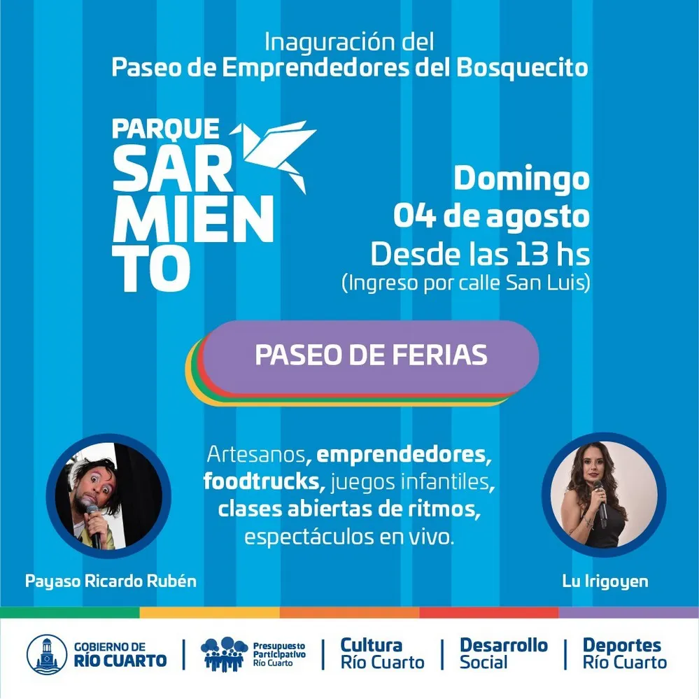 REGION OBJETIVO FOTO RIO CUARTO PASEO DE EMPRENDEDORES DEL BOSQUECITO 3