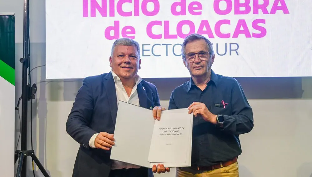 REGION OBJETIVO FOTO ARROYITO OBRA CLOACAS ZONA SUR