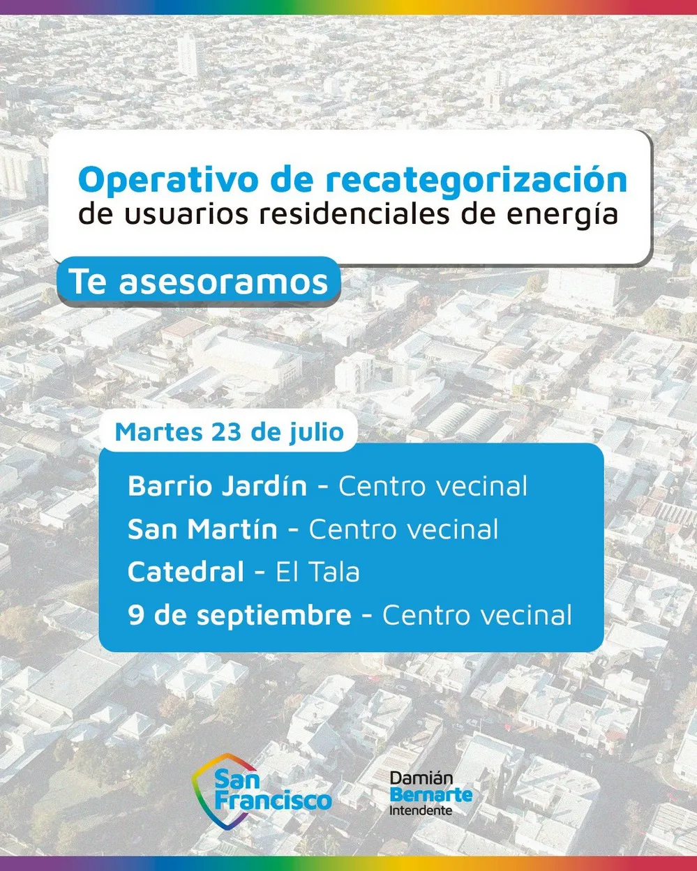 REGION OBJETIVO FOTO SAN FRANCISCO RECATEGORIZACION RECORRIDA 2