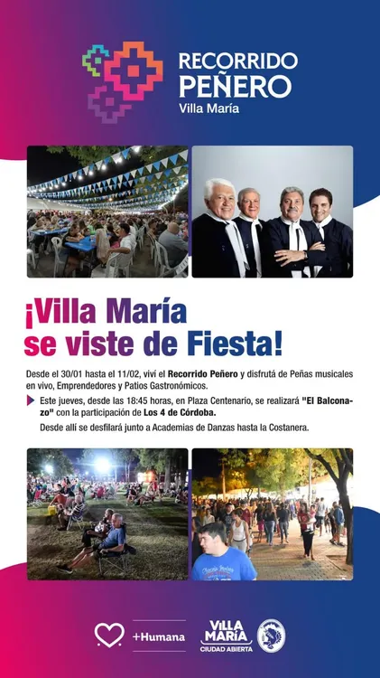 REGION OBJETIVO FOTO VILLA MARIA RECORRIDO PEÑERO 2025 2