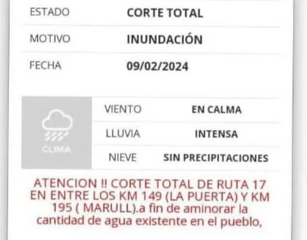 REGION OBJETIVO FOTO LA PARA CORTE DE RUTA