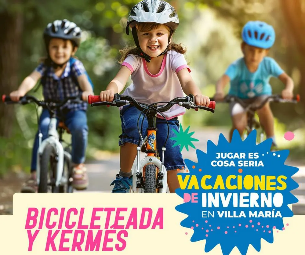 REGION OBJETIVO FOTO VILLA MARIA BICICLETEADA KERMES 2