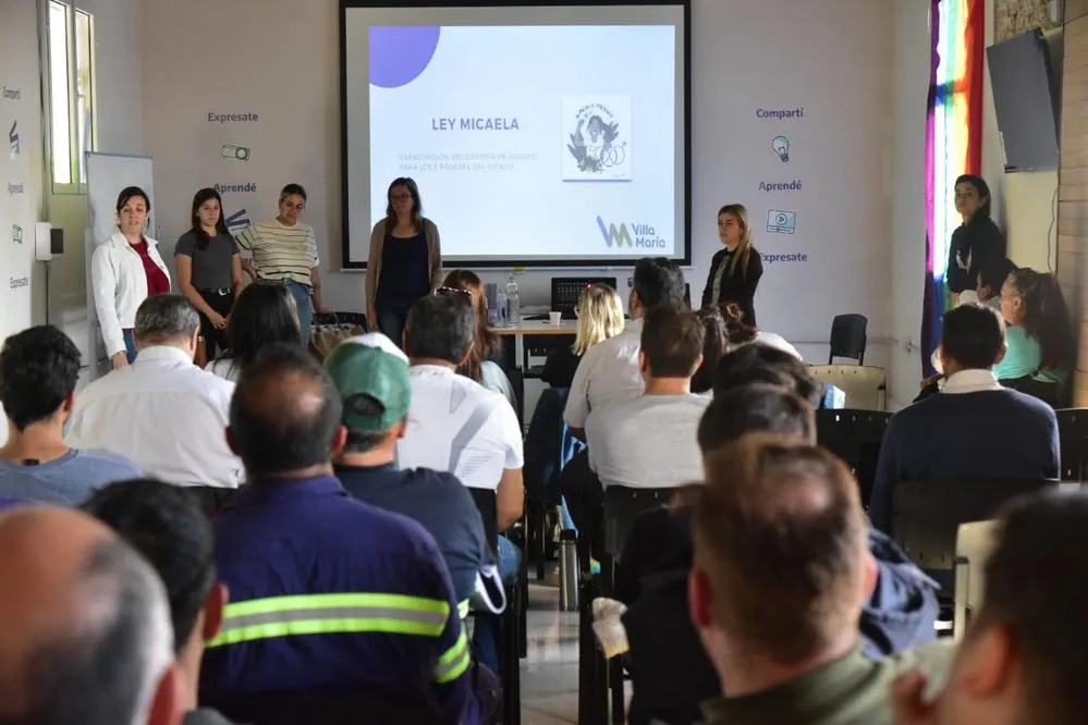 REGION OBJETIVO FOTO VILLA MARIA Capacitacion Ley Micaela