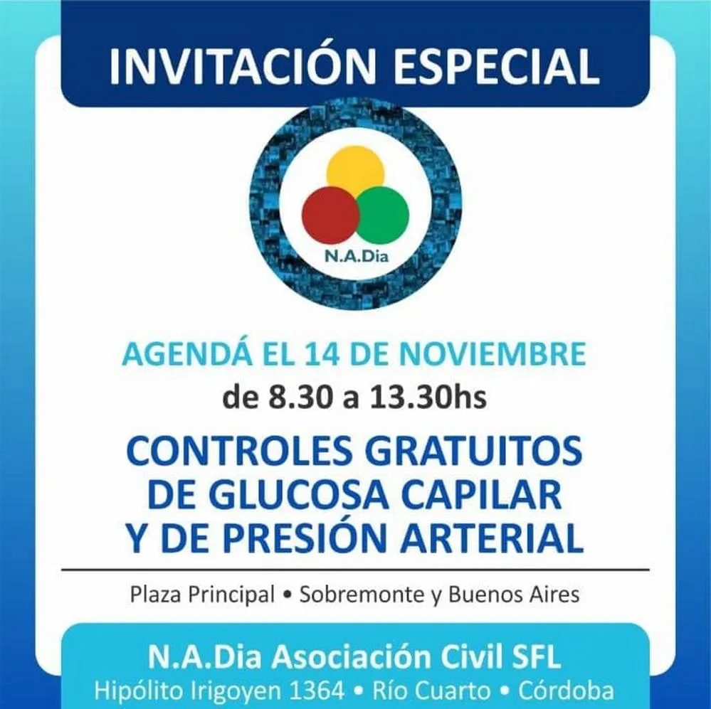 REGION OBJETIVO FOTO RIO CUARTO DIA DIABETES 2024 2