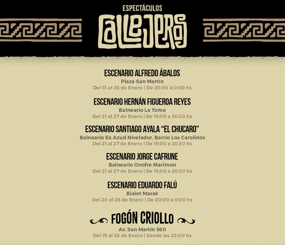 REGION OBJETIVO FOTO COSQUIN ESPECTACULOS CALLEJEROS