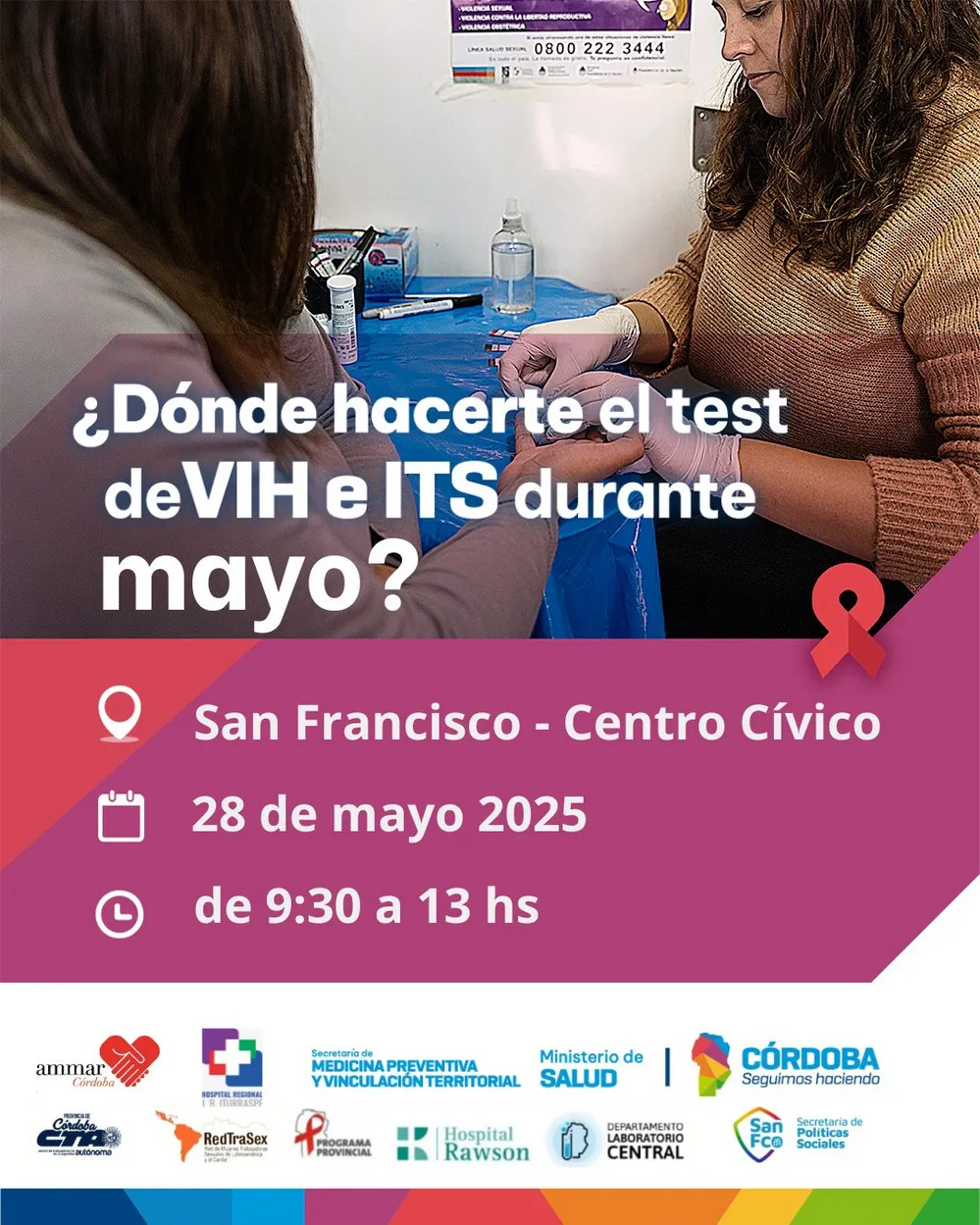 REGION OBJETIVO SAN FRANCISCO TEST HIV 1