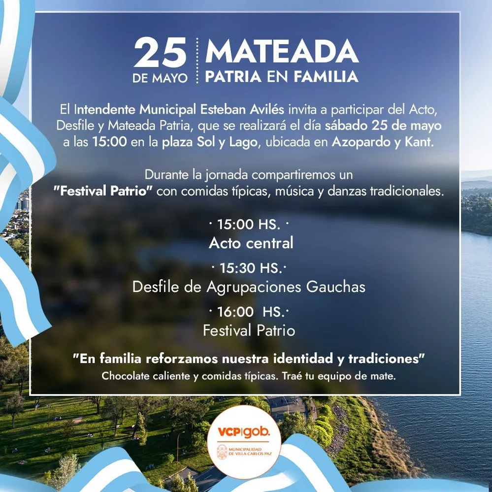 REGION OBJETIVO FOTO VILLA CARLOS PAZ 25 DE MAYO PROGRAMA