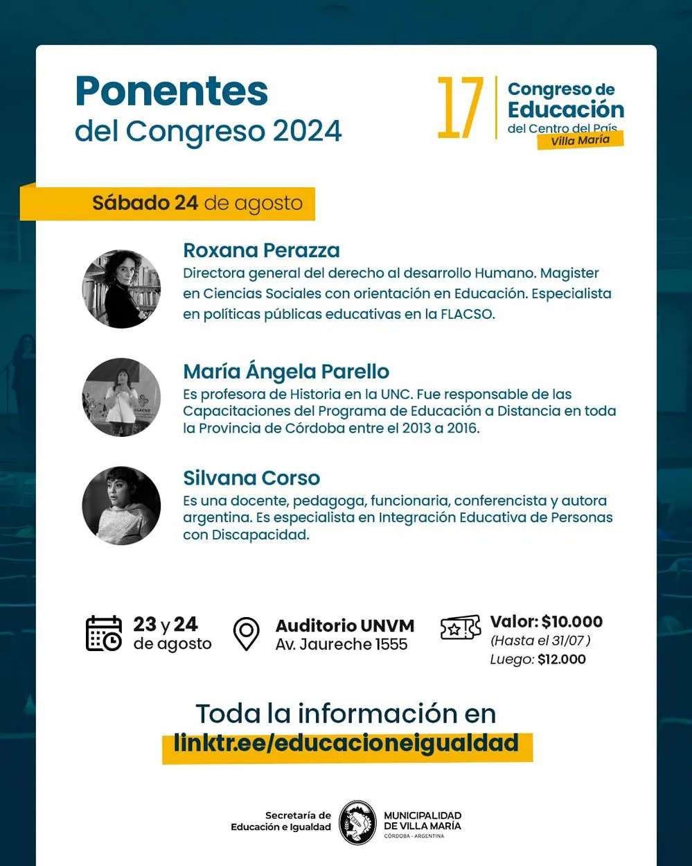 REGION OBJETIVO FOTO VILLA MARIA CONGRESO EDUCACION 2024 4