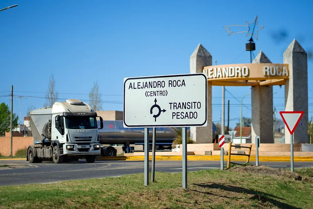 REGION OBJETIVO FOTO ALEJANDRO ROCA DESVIO TRANSITO PESADO HABILITADO