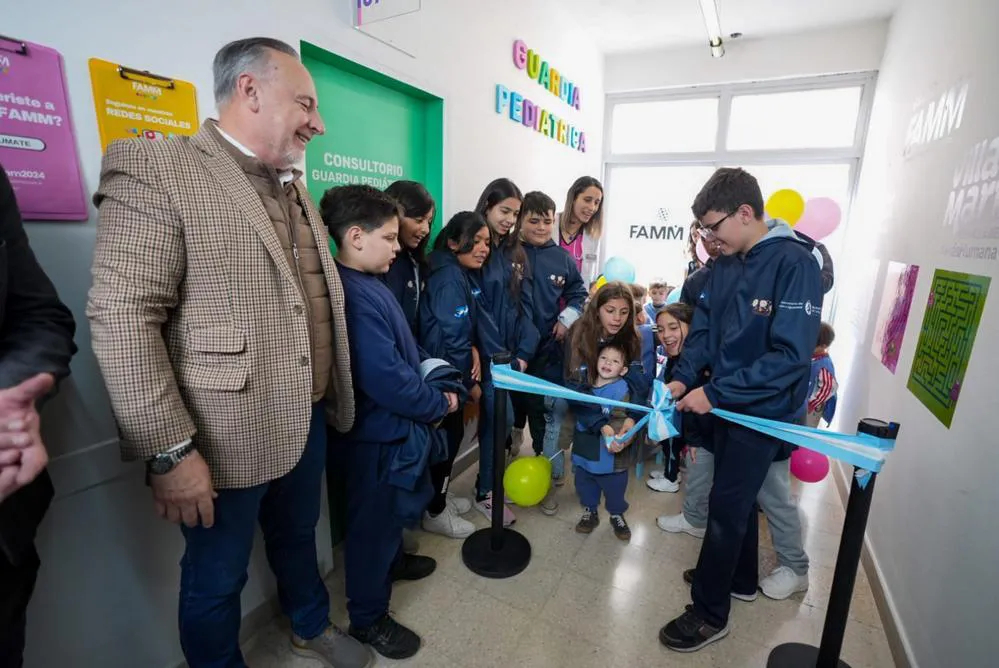 REGION OBJETIVO FOTO VILLA MARIA GUARDIA PEDIATRICA INAUGURACION
