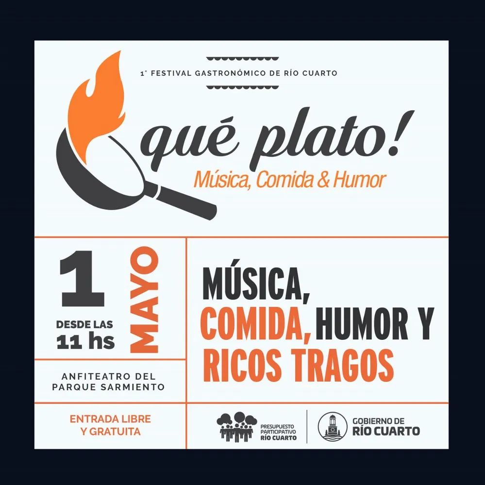 REGION OBJETIVO FOTO RIO CUARTO FESTIVAL QUE PLATO 1
