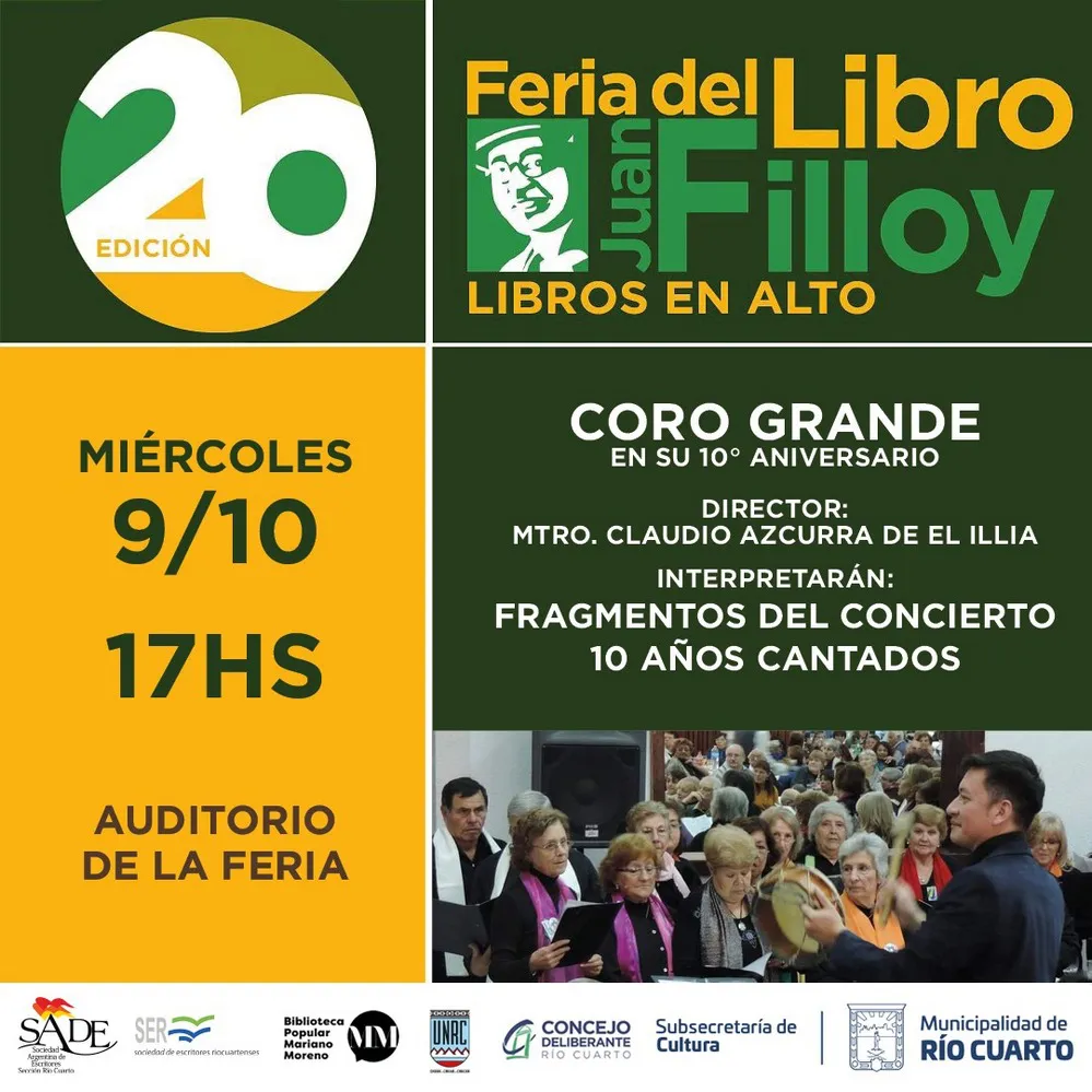 REGION OBJETIVO FOTO RIO CUARTO FERIA DEL LIBRO PROGRAMA DIA 9 5