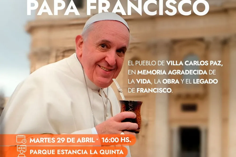 REGION OBJETIVO FOTO VILLA CARLOS PAZ HOMENAJE PAPA