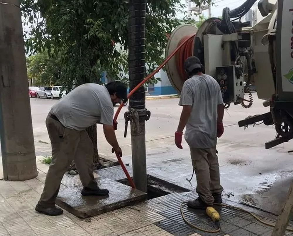 REGION OBJETIVO FOTO RIO TERCERO LIMPIEZA DESAGÜE
