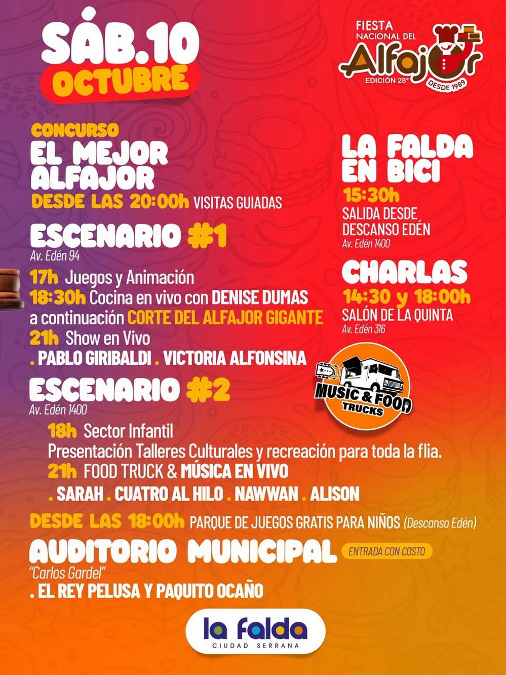 REGION OBJETIVO FOTO LA FALDA FIESTA DEL ALFAJOR 2