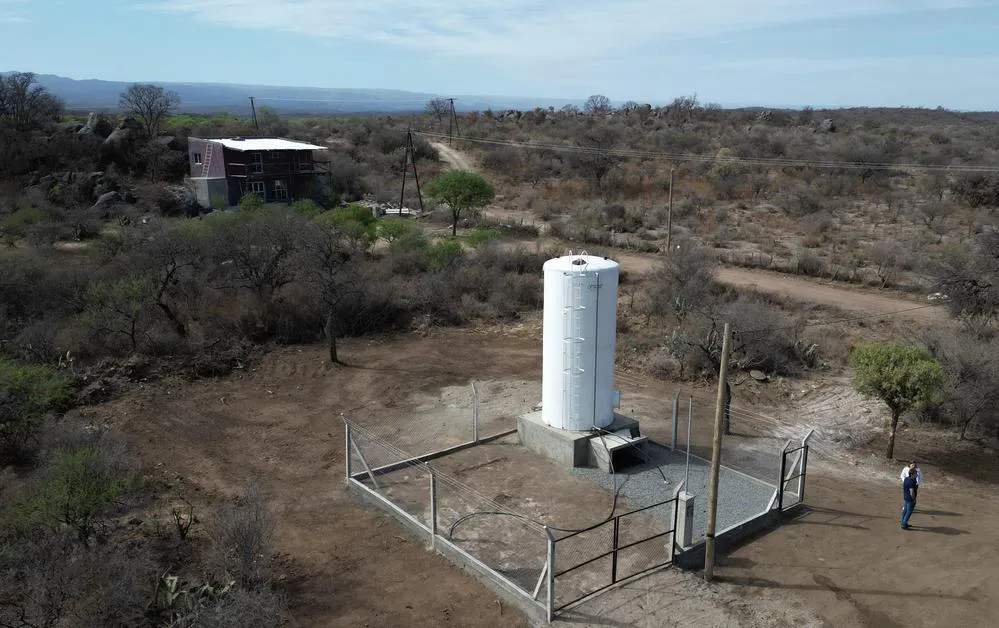 REGION OBJETIVO FOTO SAN CARLOS MINAS CISTERNA AGUA POTABLE