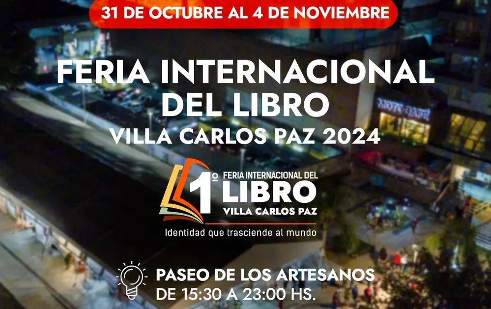 REGION OBJETIVO FOTO VILLA CARLOS PAZ FERIA DEL LIBRO2024