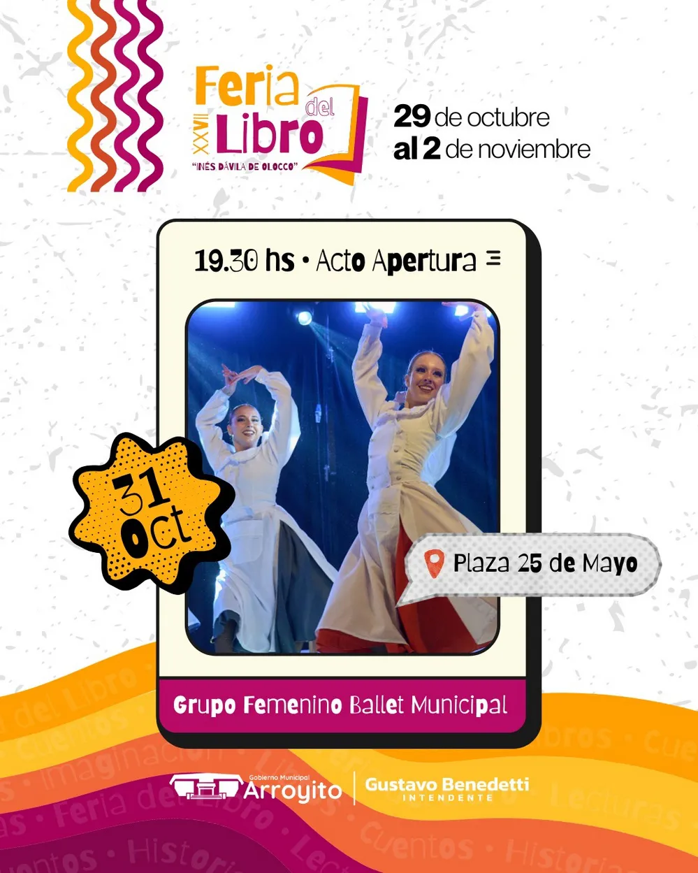 REGION OBJETIVO FOTO ARROYITO FERIA DEL LIBRO APERTURA