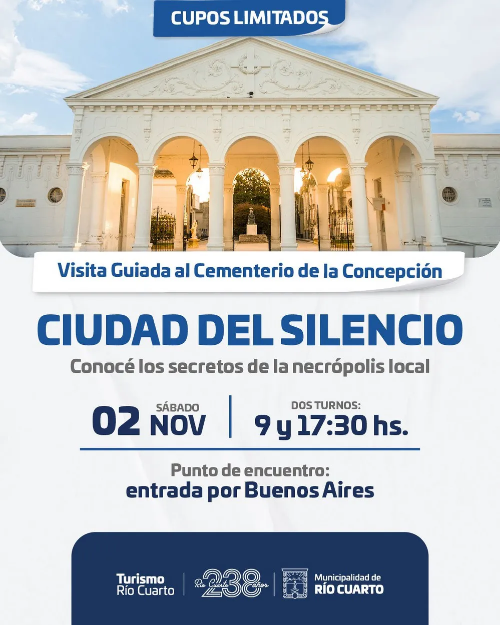 REGION OBJETIVO FOTO RIO CUARTO CEMENTERIO VISITA 2