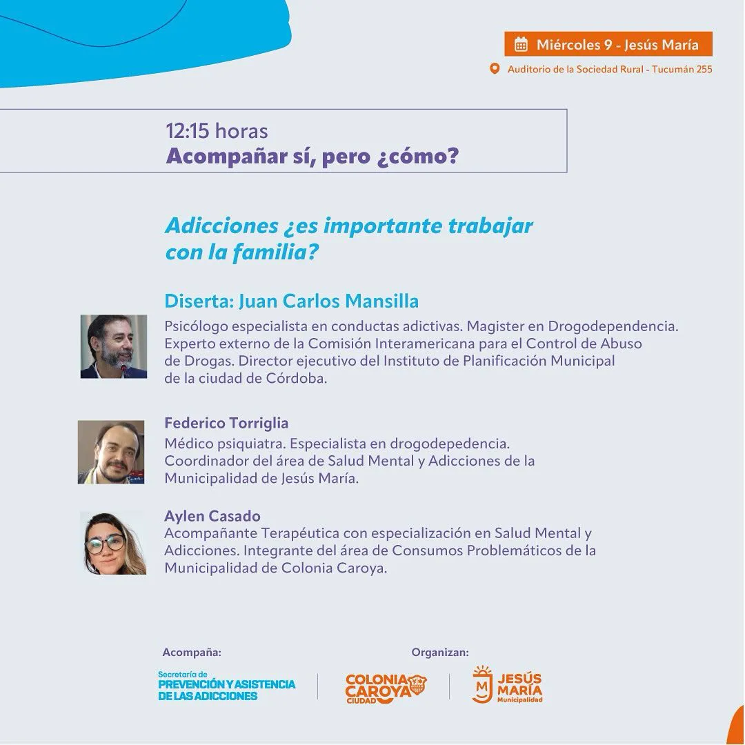 REGION OBJETIVO FOTO JESUS MARIA CNIA CAROYA CONGRESO SALUD MENTAL PROGRAMA 3