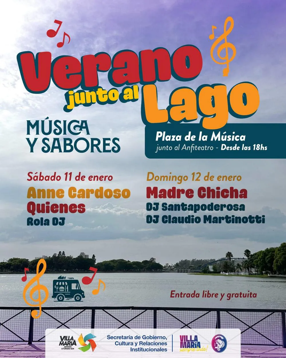 REGION OBJETIVO FOTO VILLA MARIA VERANO EN EL LAGO 1