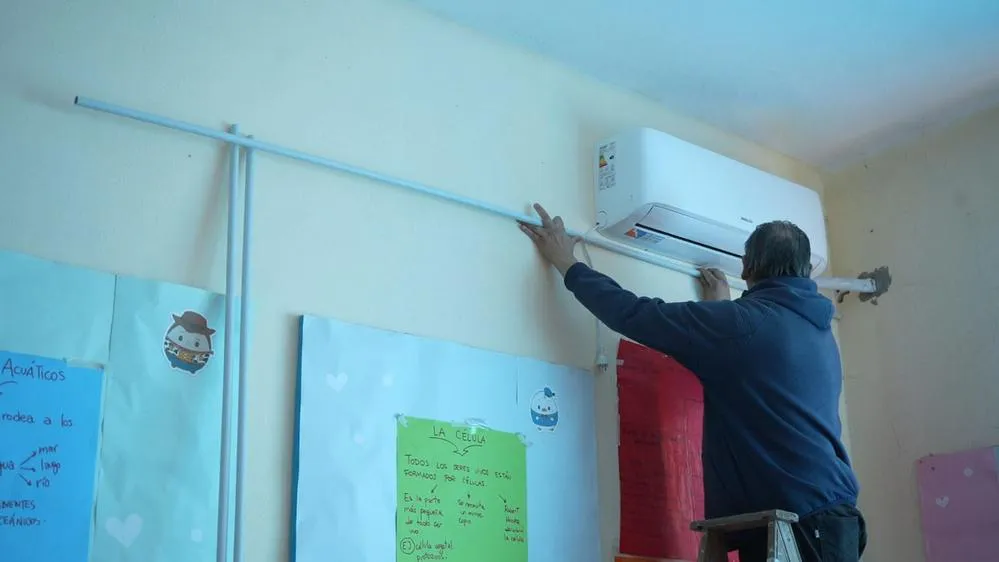 REGION OBJETIVO FOTO VILLA MARIA ESCUELAS CALEFACCIONADAS 1