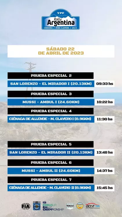 REGION OBJETIVO FOTO MINA CLAVERO RALLY 3