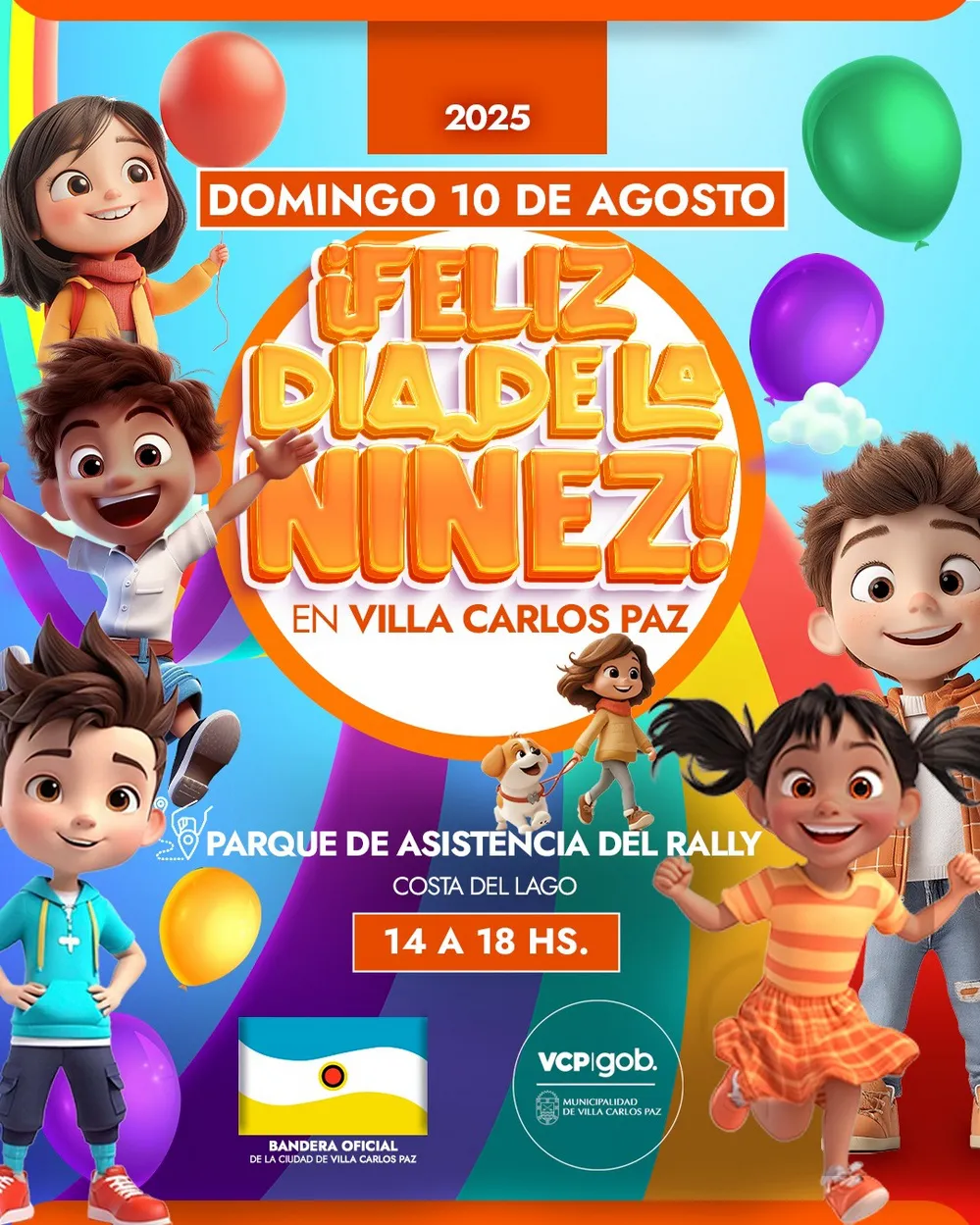 REGION OBJETIVO FOTO VILLA CARLOS PAZ DIA DEL NIÑO ANUNCIO