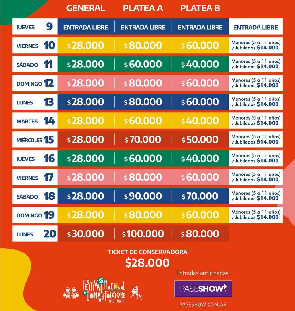 REGION OBJETIVO FOTO JESUS MARIA VENTA ENTRADAS FESTIVAL 2025