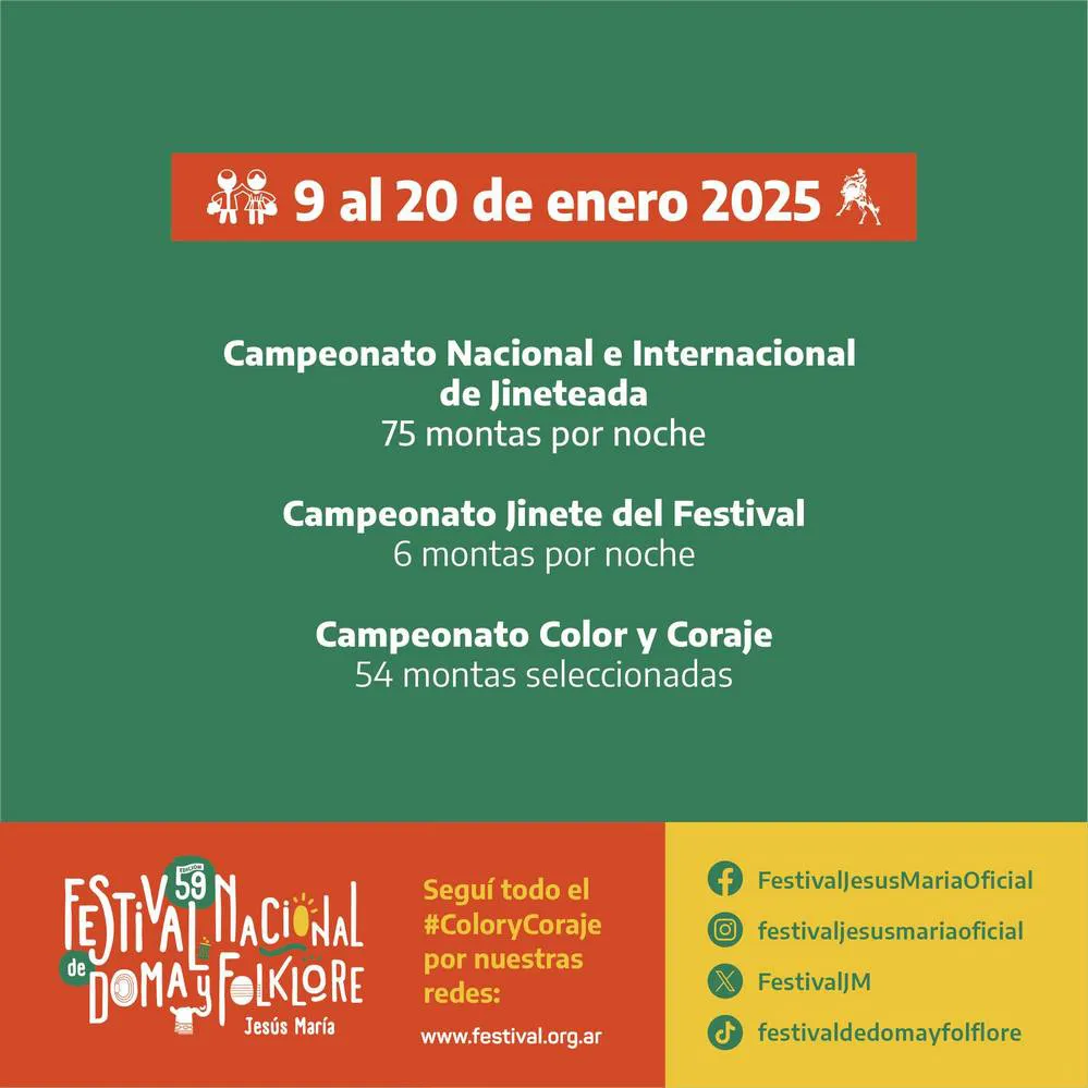 REGION OBJETIVO FOTO JESUS MARIA FESTIVAL DOMA 2025 PROGRAMA 0