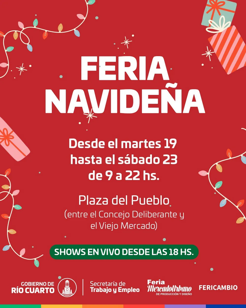 REGION OBJETIVO FOTO RIO CUARTO Feria Navideña 2023