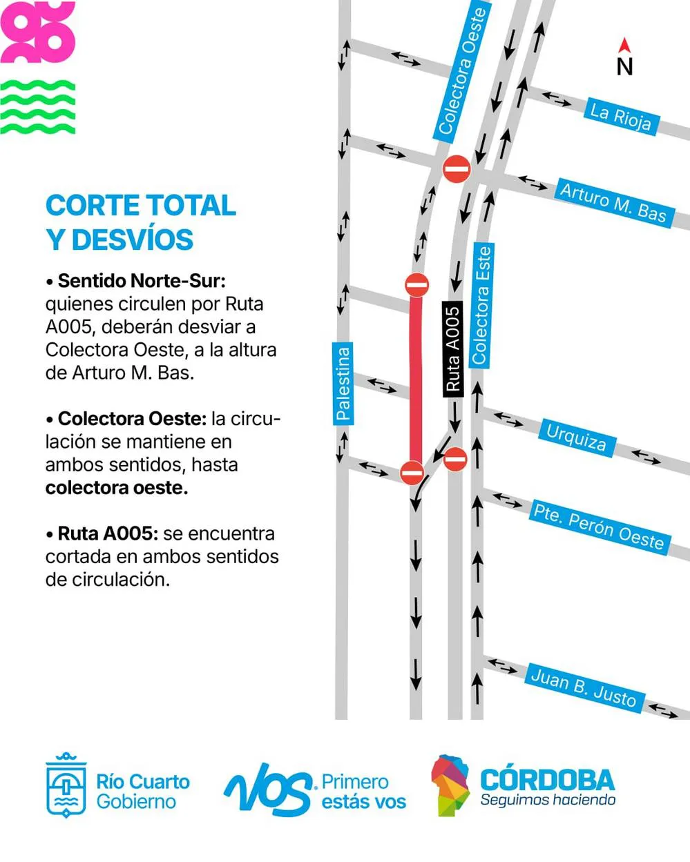 REGION OBJETIVO FOTO RIO CUARTO DESVIO COLECTORA OESTE